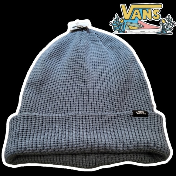 Vans Accessories - Vans Women's Blue Mirage Waffle Beanie Fall Cotton 102025